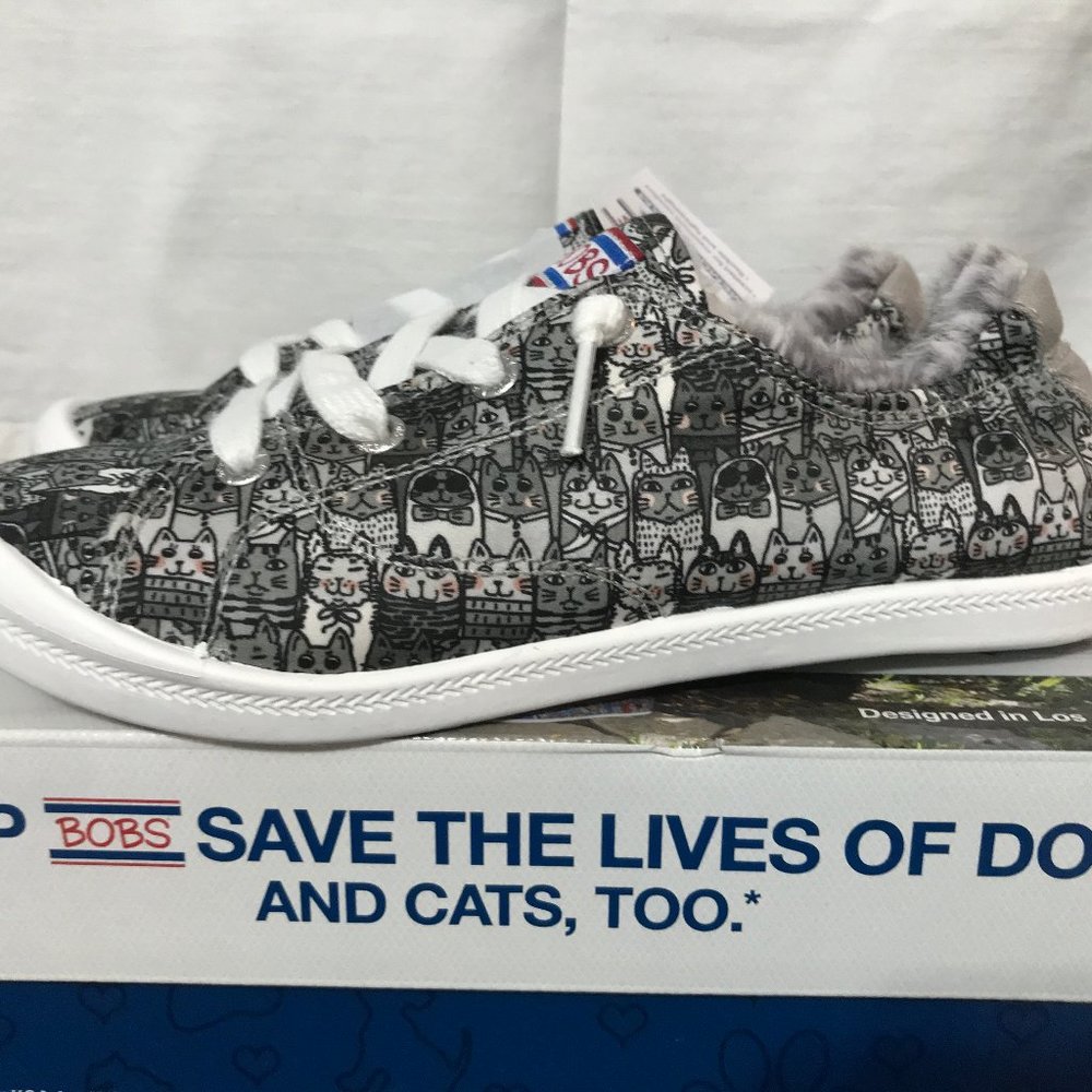 COPY - New Skechers Bobs Hissy Fit Size 6M (Cats)